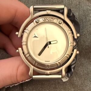 Vintage Stainless Steel Disney Epcot watch